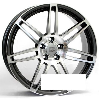 WSP Italy Audi (W557) S8 Cosma Two R17 W7.5 PCD5x112 ET30 DIA66.6 anthracite polished