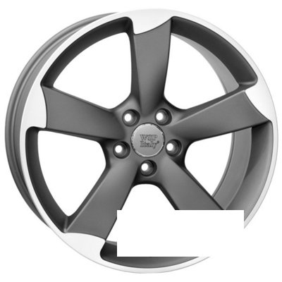 WSP Italy Audi (W567) Giasone R20 W9 PCD5x112 ET37 DIA66.6 matt gun metal polished
