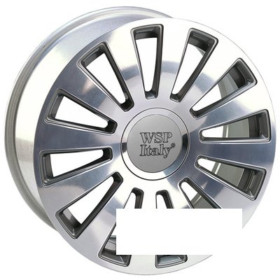 WSP Italy Audi (W535) A8 Ramses R20 W8 PCD5x100/112 ET45 DIA57.1 anthracite polished