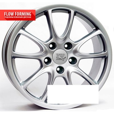 WSP Italy Porsche (W1052) Corsair R19 W12 PCD5x130 ET51 DIA71.6 silver