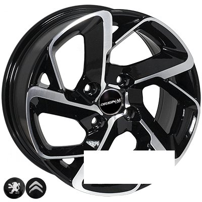 ZW BK5714 R15 W6.5 PCD4x108 ET25 DIA65.1 BP