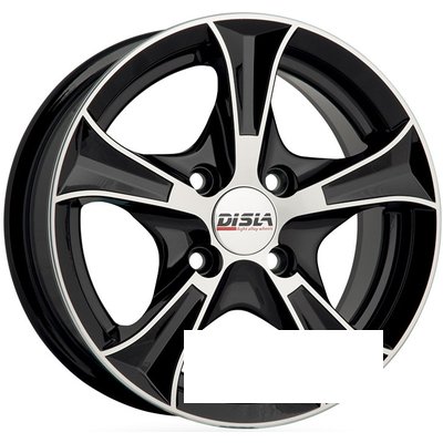 Disla Luxury R16 W7 PCD5x114.3 ET38 DIA67.1 black diamond