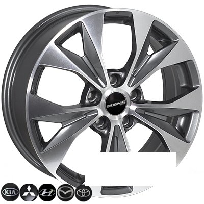 ZW BK606 R17 W7 PCD5x114.3 ET45 DIA67.1 GP
