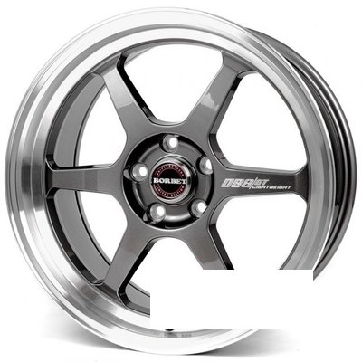 Borbet DB8GT R18 W8.5 PCD5x112 ET35 DIA72.6 graphite rim polished