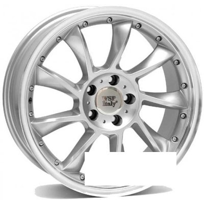 WSP Italy Mercedes (W729) Madrid R20 W8.5 PCD5x112 ET35 DIA66.6 silver polished lip