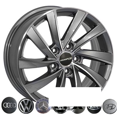 ZW BK5290 R16 W6.5 PCD5x114.3 ET40 DIA67.1 GP