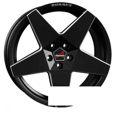 Borbet A R17 W8 PCD5x114.3 ET45 DIA72.6 black matt
