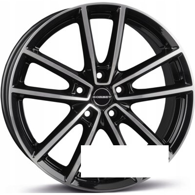 Borbet W R18 W8 PCD5x114.3 ET50 DIA72.5 gloss black polished