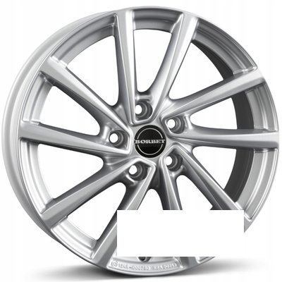 Borbet V R18 W7 PCD5x110 ET38 DIA65.1 crystal silver