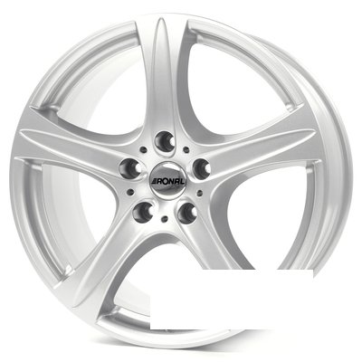 Ronal R55 R20 W9.5 PCD5x120 ET50 DIA72.6 crystal silver
