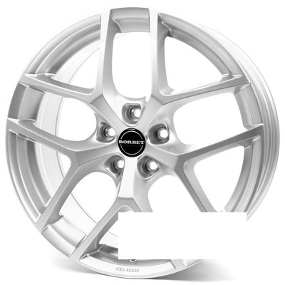 Borbet Y R16 W7 PCD5x105 ET38 DIA56.6 crystal silver