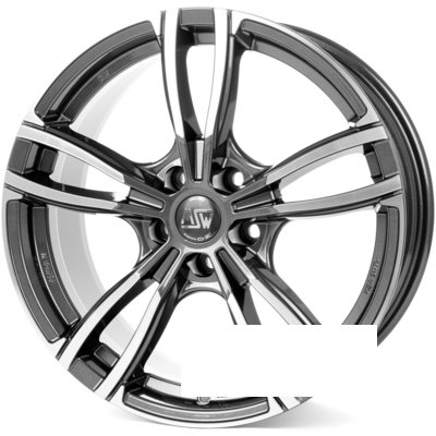 MSW 73 R19 W8.5 PCD5x120 ET47 DIA72.6 graphite polished
