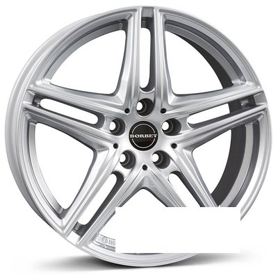 Borbet XR R18 W8 PCD5x112 ET39 DIA66.6 brilliant silver
