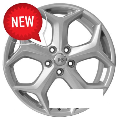 WSP Italy Ford (W957) New Delhi R17 W7 PCD5x108 ET50 DIA63.4 silver shine