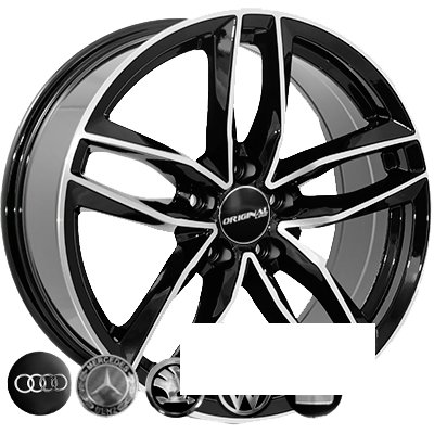Zorat Wheels BK690 R17 W7.5 PCD5x112 ET38 DIA66.6 black