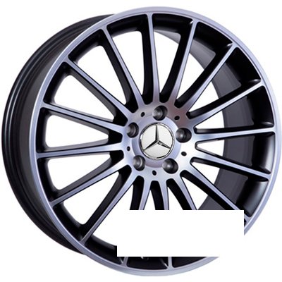 WSP Italy Mercedes (W773) Shanghai R19 W9.5 PCD5x112 ET48 DIA66.6 dull black full polished