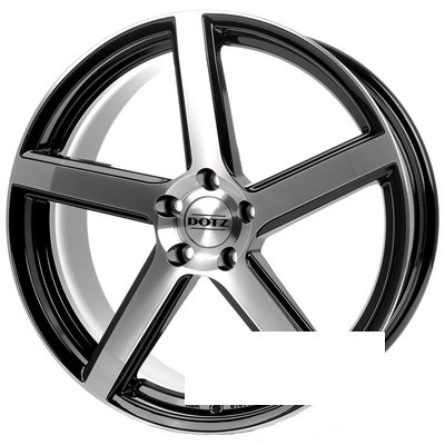 Dotz CP5 R17 W7 PCD5x112 ET45 DIA70.1 black polished