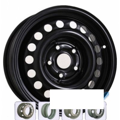 Kapitan Сталь R16 W6 PCD5x130 ET66 DIA89.1 black