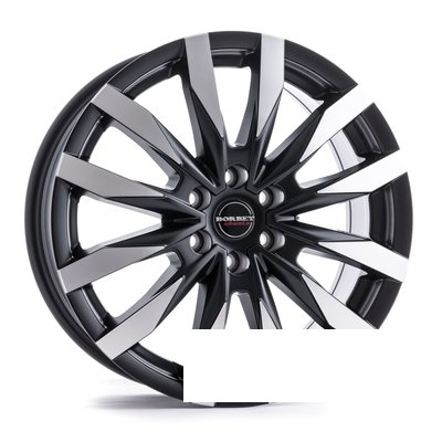 Borbet CW6 R18 W7.5 PCD6x114.3 ET40 DIA66.1 matt black polished