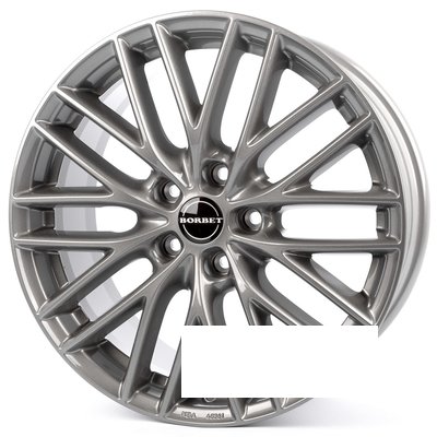 Borbet BS5 R18 W8 PCD5x114.3 ET40 DIA72.6 metallic grey