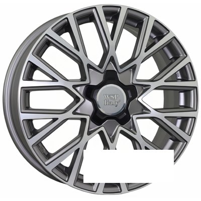 WSP Italy Fiat (W168) Gran Sasso R18 W7 PCD5x110 ET40 DIA65.1 matt gun metal polished