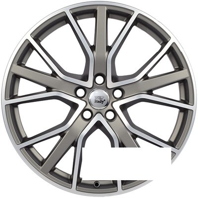 WSP Italy Audi (W571) Alicudi R20 W8.5 PCD5x112 ET43 DIA66.6 matt gun metal polished