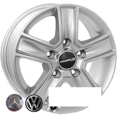 ZW BK473 R15 W6.5 PCD5x160 ET60 DIA65.1 silver