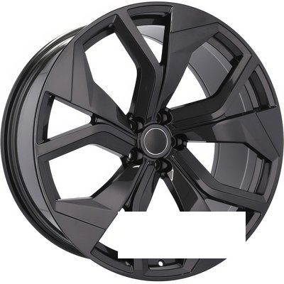 Racing line B1637 R22 W10 PCD5x112 ET21 DIA66.6 BL