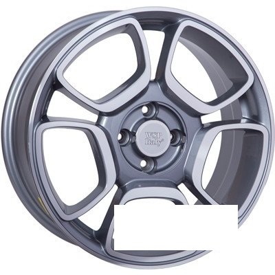 WSP Italy Fiat (W157) Forio R17 W7 PCD4x100 ET37 DIA56.6 anthracite polished